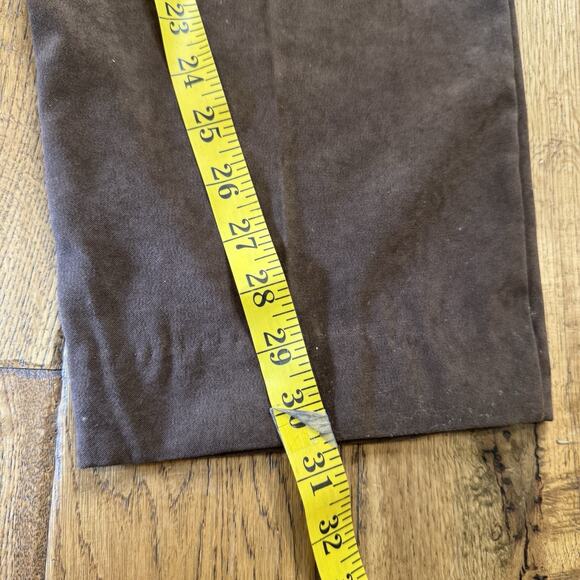 Alfred Dunner Pull On Trouser Pants Womens 14 Relaxed Taper Elastic Waist Brown - Picture 5 of 6